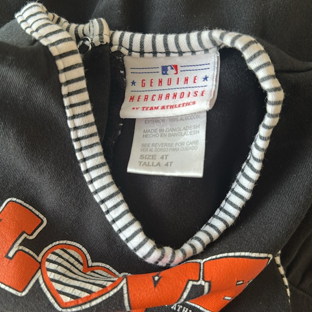 Black San Francisco Giants Dress/Tunic Size 4T - Picture 7 of 7